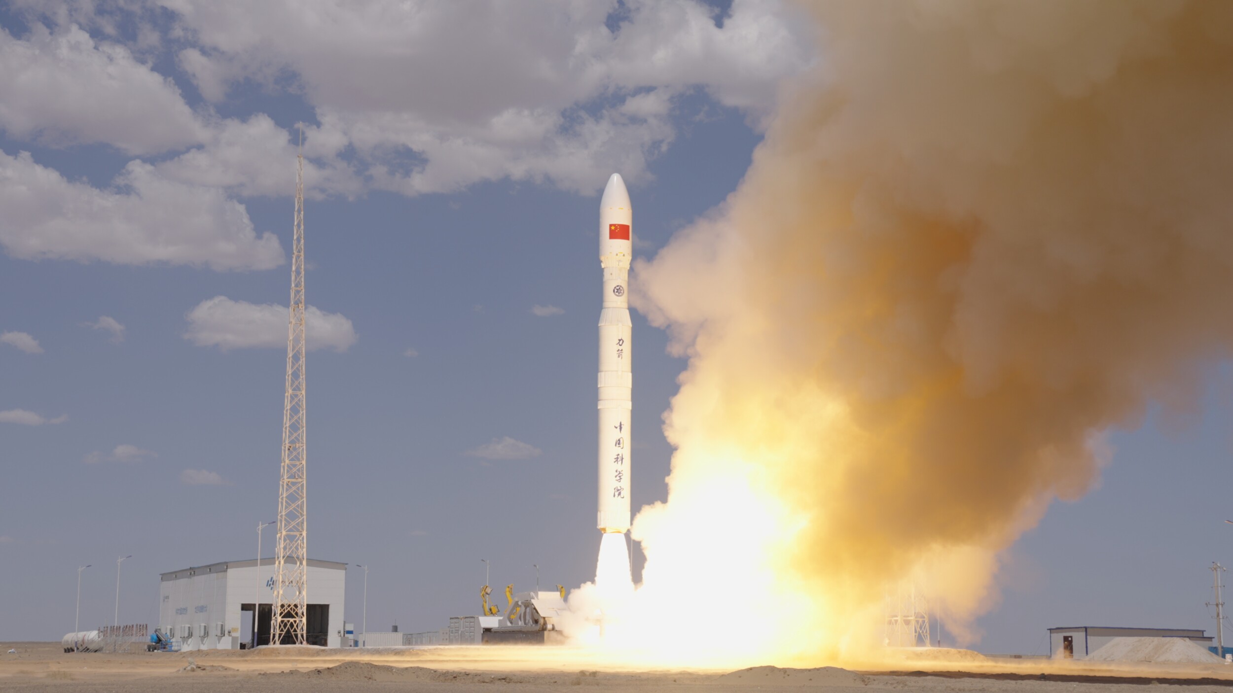 此為中科宇航「力箭一號火箭」在2022年7月27日的首飛畫面。示意圖／中科宇航網站
