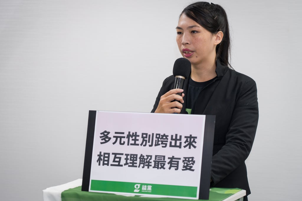 綠黨不分區立委參選人吳伊婷。圖／詹皓宇攝