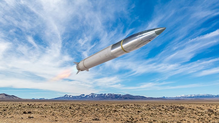 導向多管火箭系統（GMLRS）圖／洛克希德·馬丁公司