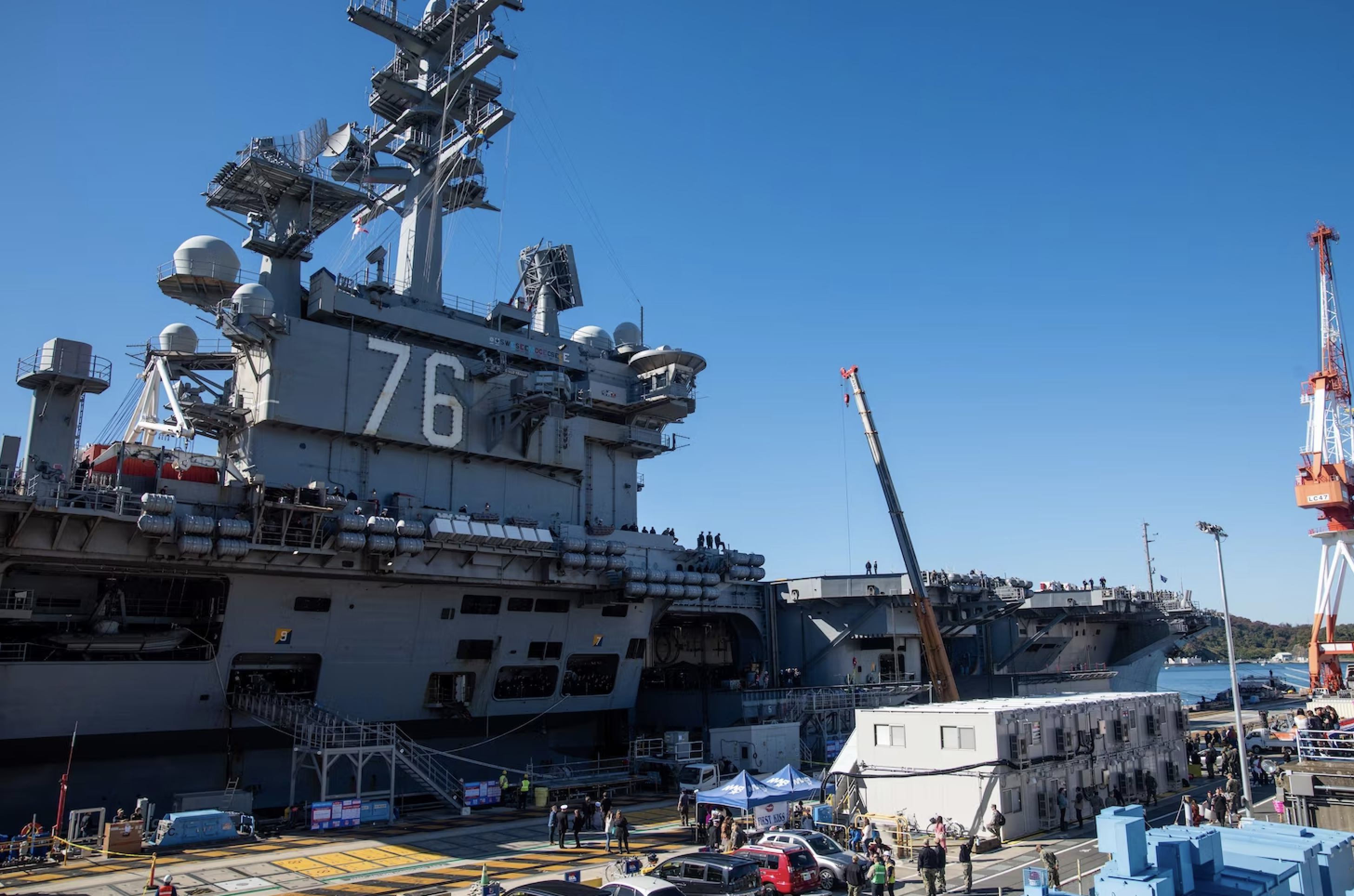 雷根號(CVN76)將從日本返美進行維修。圖／c7f.navy.mil